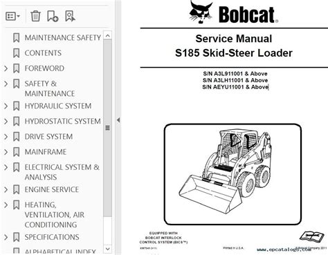 bobcat s185 skid steer attachments specifications|bobcat s185 service manual pdf.